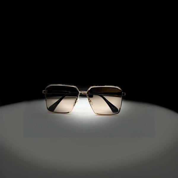 Gucci Style Aviator Sunglasses – Gold Frame, Brown Gradient Lens Elvazon Store