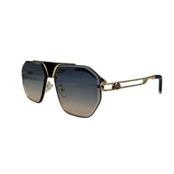 Maybach Octagonal Gradient Sunglasses – First Copy | Luxury Metallic Frame MayBach