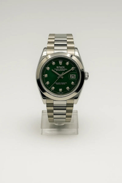 Rolex Oyster Perpetual Datejust Replica – Green Dial | Men Wrist Watch in Pakistan Elvazon Store