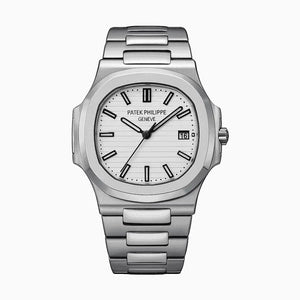 Patek Philippe Geneve First Copy – White Dial Analog Chain Watch | Luxury Branded Watch for Men in Pakistan MayBach